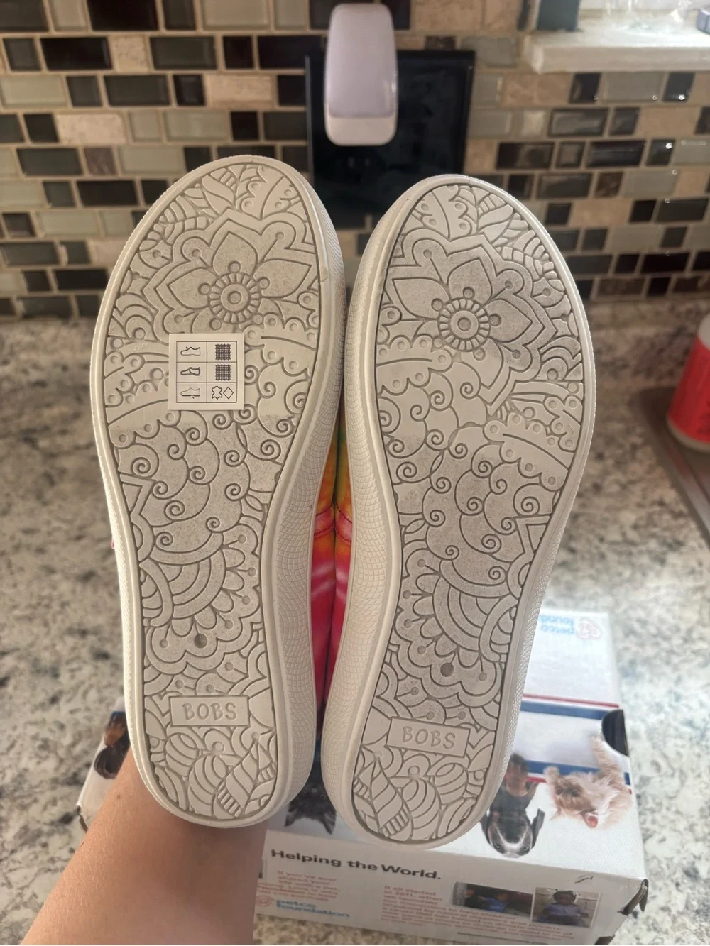 Bobs memory foam slip ons